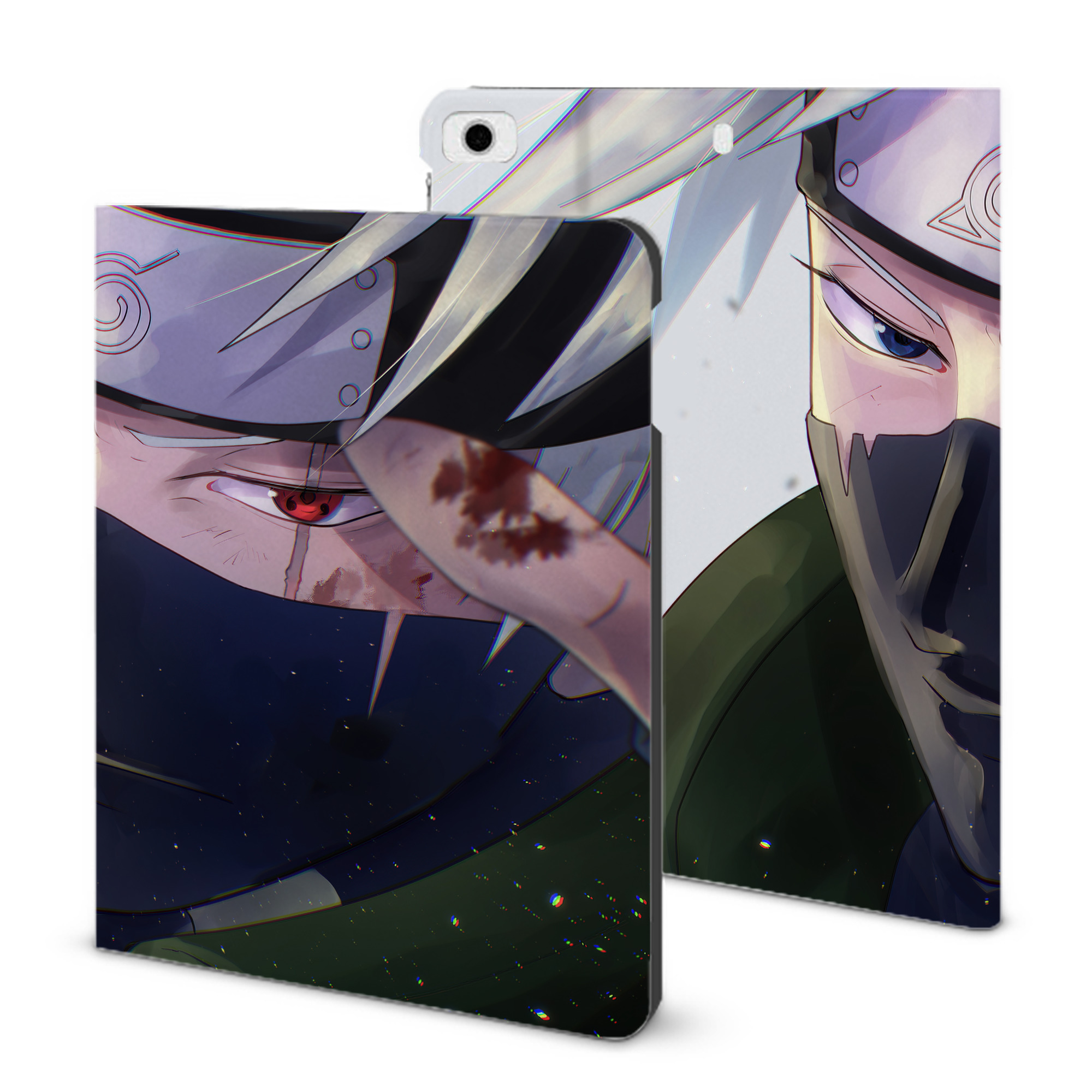 （画像用） NARUTO -ナルト- NARUTO -ナルト- 疾風伝 IPad ケース ブック型 PUレザー TPU 耐衝撃 軽量 薄型 ペン収納なし 全面保護 IPad 各モデル対応